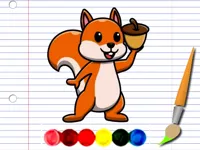 image Squirrel Coloring Adventure