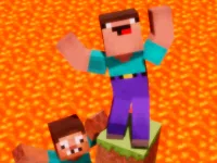 image Noob vs Pro But Floor is Lava Minecraft