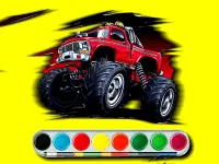 image Monster Jeep Coloring