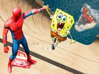 image Super spongebob spiderman