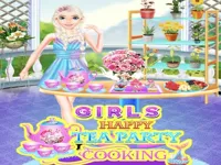 image Girls Tea Party Cooking