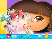 image Dora Hand Doctor Fun Games for Girls Online